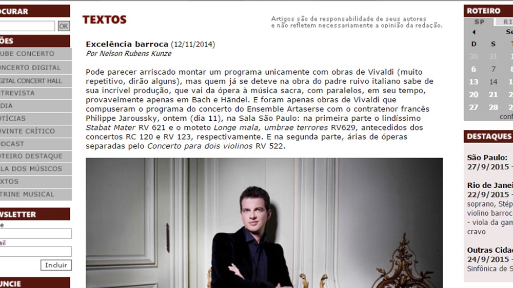 Philippe Jaroussky Completely Unofficial